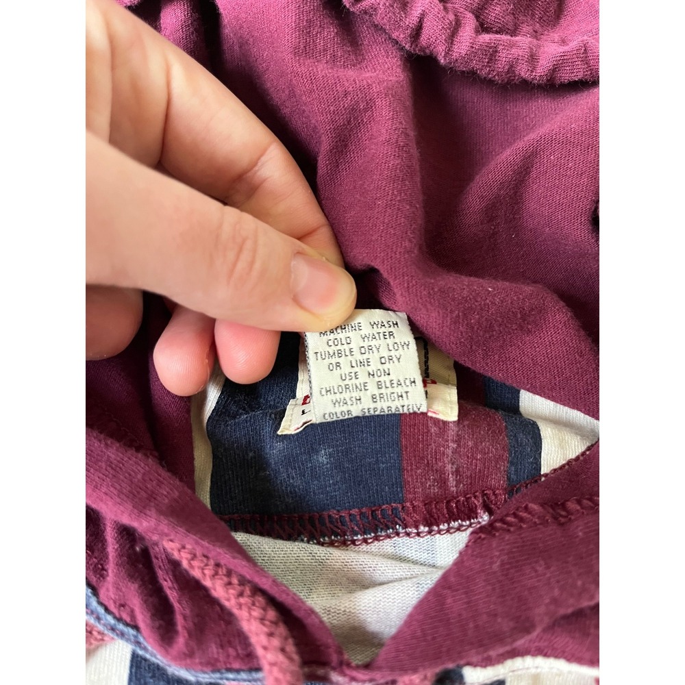 Vtg Striped Baja Surf Jerga Hoodie - Picture 4 of 7